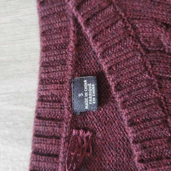 Knitted Knotted Anthropologie Cable Knit Peplum Sweater Top With Textured Hem - - Picture 6 of 10